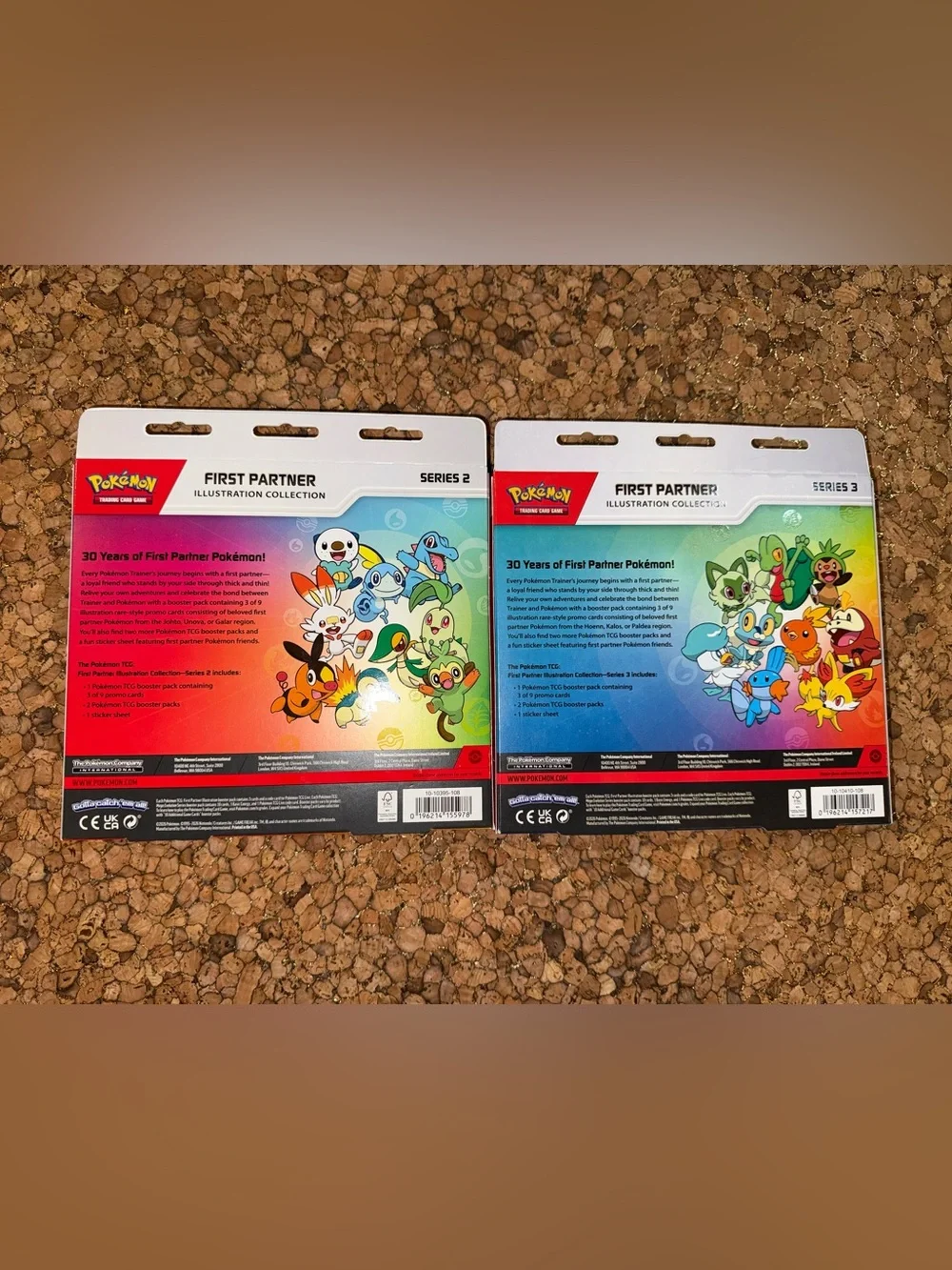 Pokemon First Partner Illustration series 2 and 3